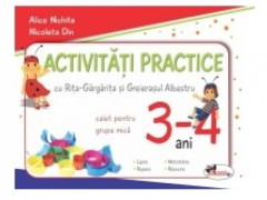 Activitati practice cu Rita Gargarita si Greierasul albastru, 3-4 ani