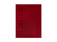 Agenda A4 PU Diamond Line, Bordeaux, 25 buc/set