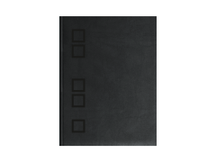 Agenda A4 PU Diamond Line, Negru, 5 buc/set