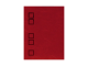 Agenda A4 PU Diamond Line, Rosu, 25 buc/set