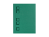 Agenda A4 PU Diamond Line, Verde, 5 buc/set