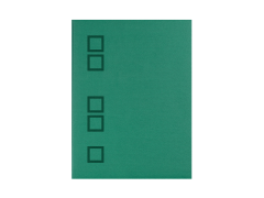 Agenda A4 PU Diamond Line, Verde, 5 buc/set