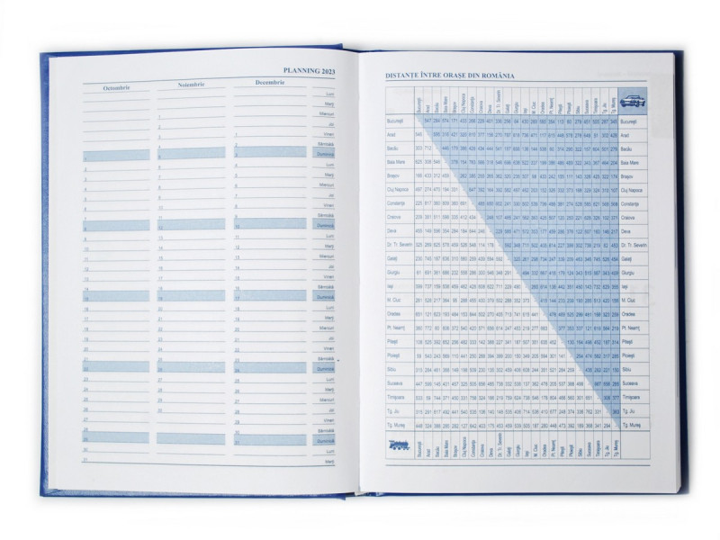 Agenda A5 datata 2023, coperta soft cu clapa - Fotografie 6