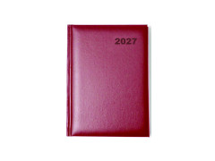 Agenda A5 datata clasica - 2027, Bordo