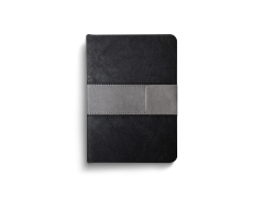 Agenda A5 nedatata CLAPA patrata, Negru-Gri