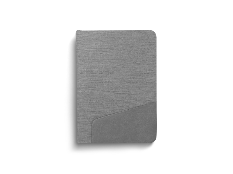 Agenda A5 nedatata DL cu buzunar oblic - Fotografie 2