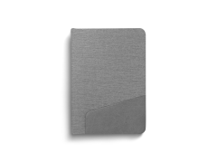 Agenda A5 nedatata DL cu buzunar oblic, gri