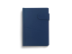 Agenda A5 nedatata DL cu clapa si buzunar, albastru