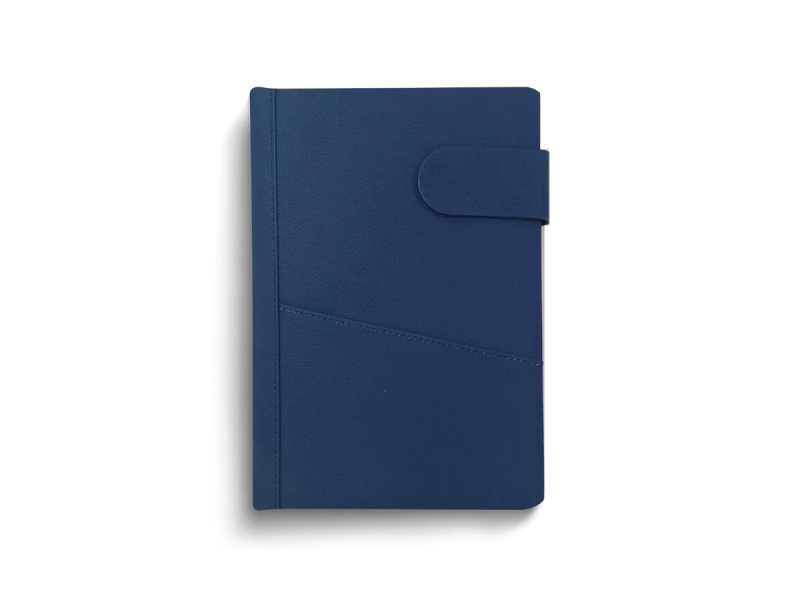 Agenda A5 nedatata DL cu clapa si buzunar - Fotografie 3