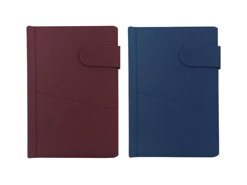 Agenda A5 nedatata DL cu clapa si buzunar - Fotografie 1