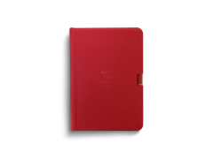 Agenda A5 nedatata DL - Life, Rosu