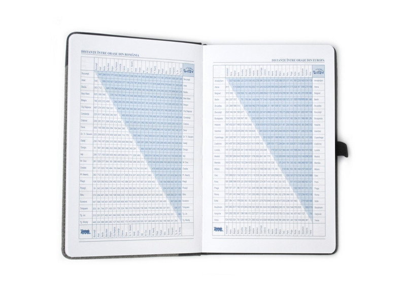 Agenda A5 nedatata X Line, Albastru - Fotografie 4