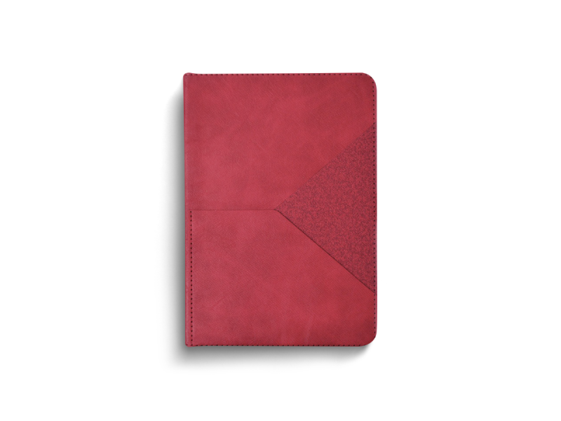 Agenda A5 nedatata X Line, Rosu - Fotografie 1