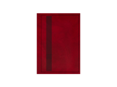 Agenda A5 PU Diamond Line, Bordeaux