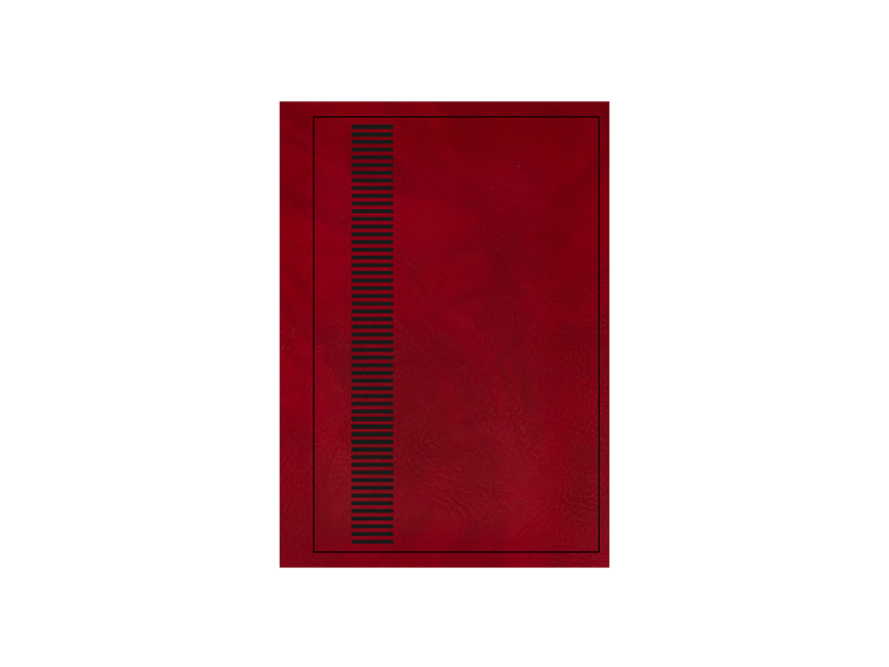 Agenda A5 PU Diamond Line, diverse culori - Fotografie 4