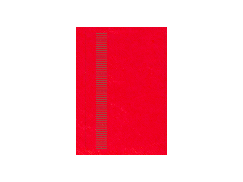Agenda A5 PU Diamond Line, Rosu, 25 buc/set - Fotografie 1