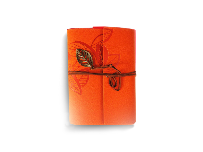 Agenda cu mecanism, Portocaliu - Fotografie 1