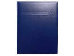Coperta agenda A5, caserata similipiele, 50 buc/set, albastru