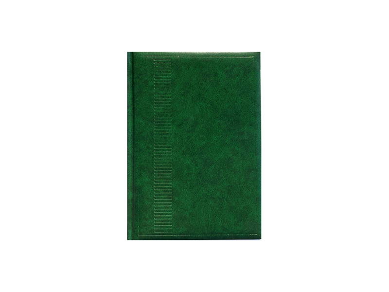 Agenda nedatata A5 moderna, verde - Fotografie 1