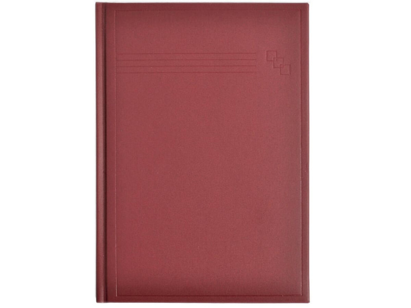 Agenda nedatata A6 clasica, Bordeaux, 5 buc/set - Fotografie 1