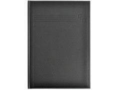 Agenda nedatata A6 clasica, Negru, 5 buc/set
