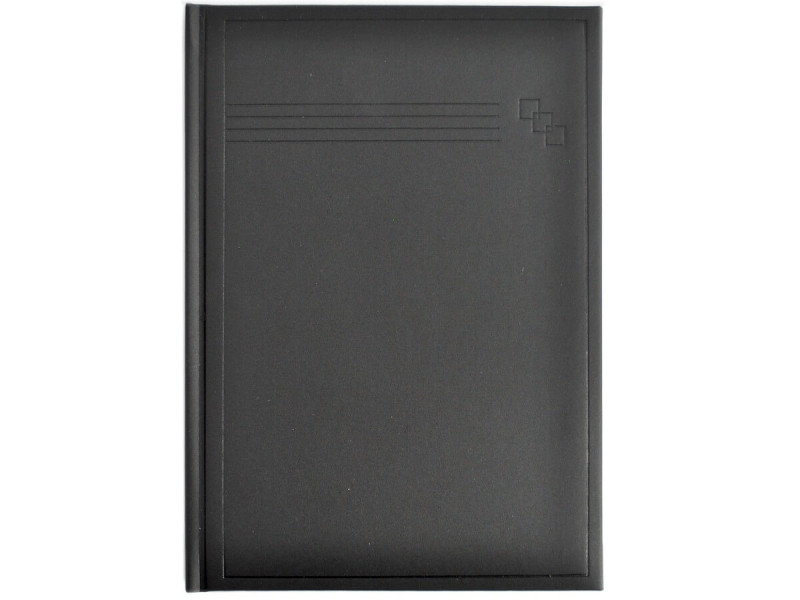 Agenda nedatata A6 clasica, Negru, 5 buc/set - Fotografie 1