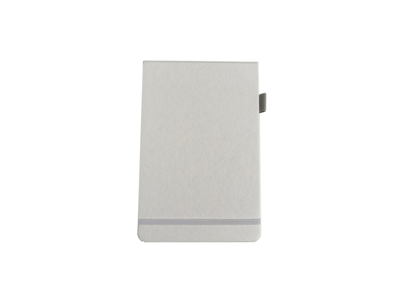 Agenda nedatata Bottom Closure, 130x205 mm, 80 g/mp, 160 pagini, Alb - Fotografie 1