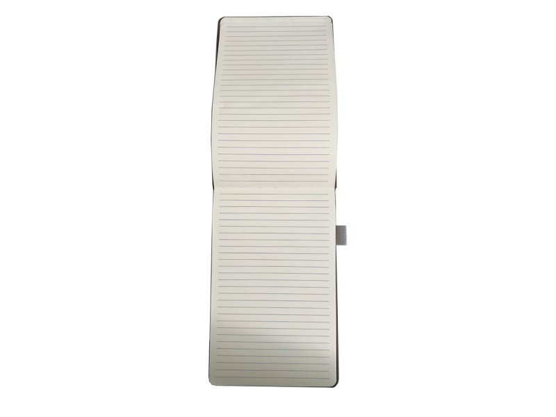 Agenda nedatata Bottom Closure, 130x205 mm, 80 g/mp, 160 pagini, Gri - Fotografie 2