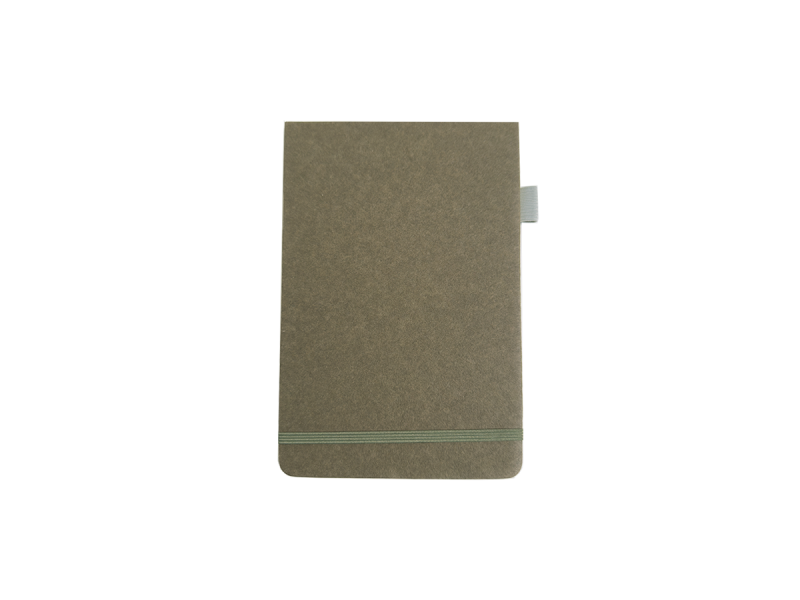 Agenda nedatata Bottom Closure, 130x205 mm, 80 g/mp, 160 pagini, Verde inchis - Fotografie 1