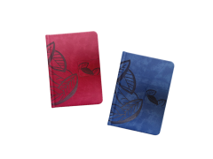 Agenda nedatata Leaf, PU termic, A5, 192 pagini, 70 g/mp, diverse culori