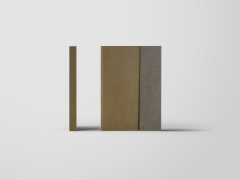 Agenda nedatata Stone Paper cu clapa magnetica, 130x205mm, hartie 144 gsm, 160 pagini, Maro inchis/maro deschis