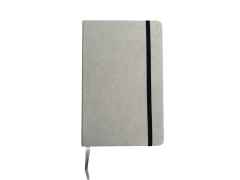 Agenda nedatata Vertical Closure, 130x205 mm, 160 pagini, 80 g/mp, Gri
