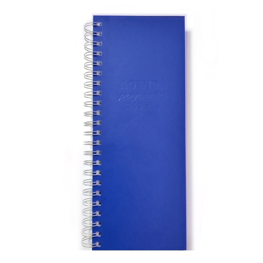 Agenda A4 Premium cu mecanism auriu navy