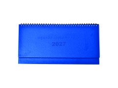 Agenda saptamanala 2027, tip planner, 120 pagini, albastru, 5 buc/set