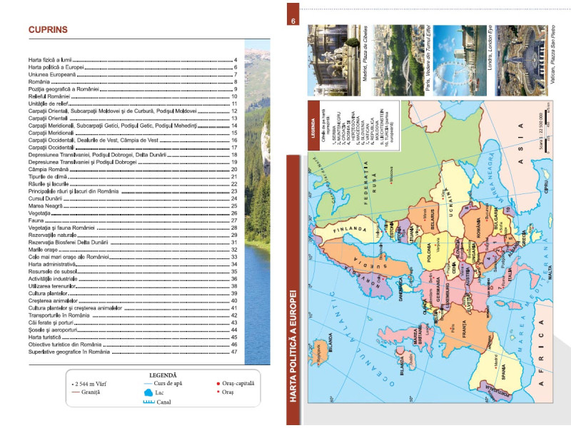 Atlas Geografia Romaniei clasa IV - Fotografie 2
