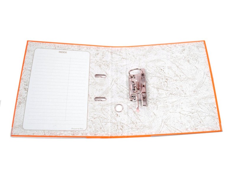Biblioraft plastifiat SET Arhi Design 7.5 cm Portocaliu - 50 buc/set - Fotografie 2