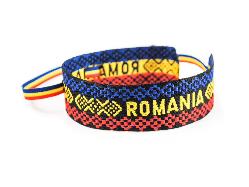 Bratara tesuta tricolor - Romania - Fotografie 1