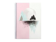 Caiet A4 Studentesc, spira plastic, 100 file, Matematica