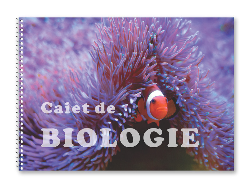 Caiet biologie A4, 32 file, spira - Fotografie 2