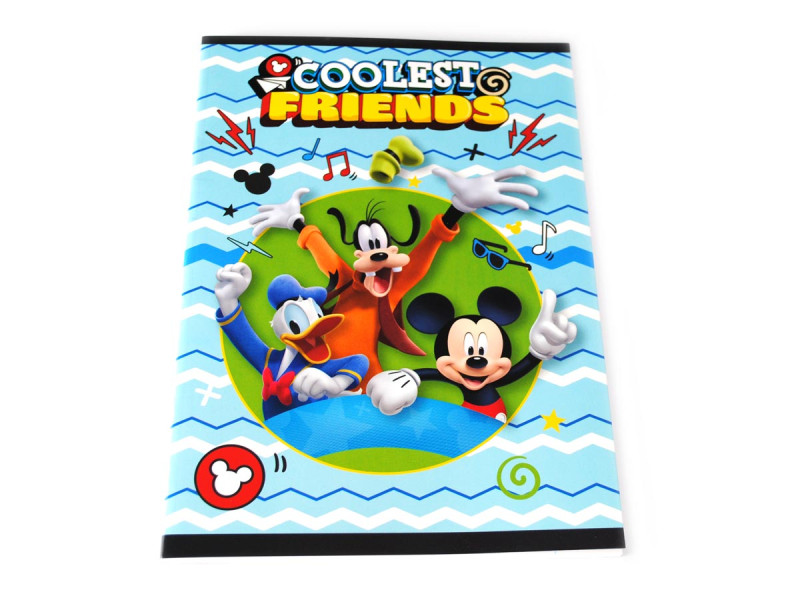 Caiet capsat Mickey Mouse & Friends, 40 file, Romana - Fotografie 1