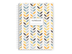 Caiet cu coperti cartonate A4 (Registru), 140 file cu spira, Romana