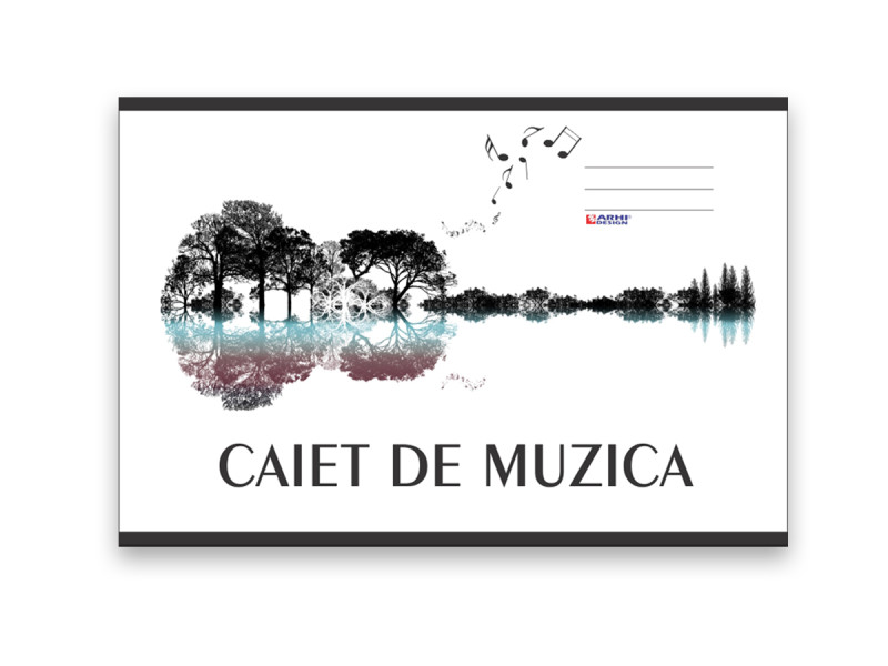 Caiet muzica, 24 file - Fotografie 3