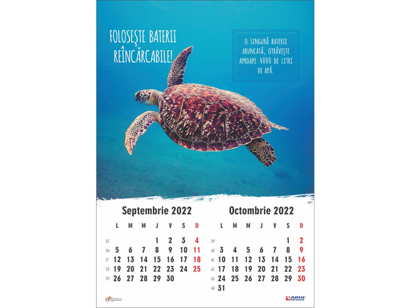Calendar 2022 de Perete A3, Animale - Fotografie 6