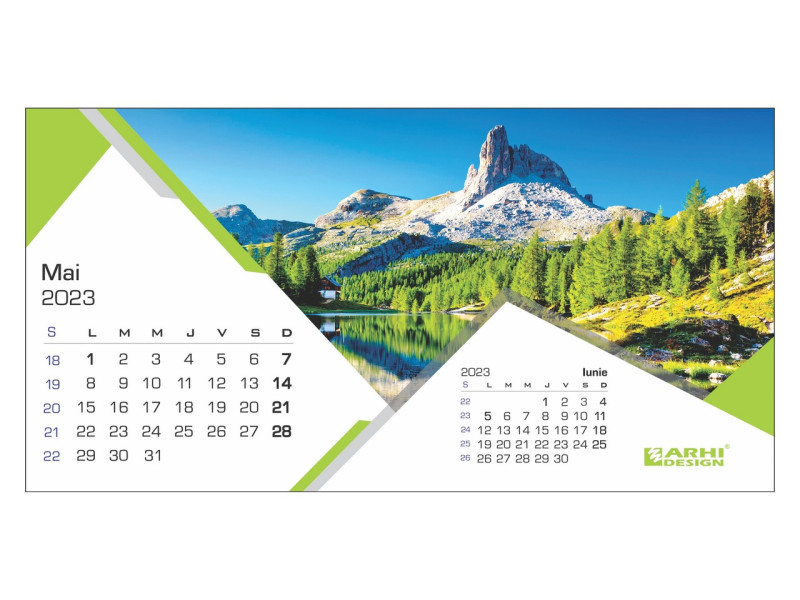 Calendar 2023 de Birou, Peisaje - Fotografie 5