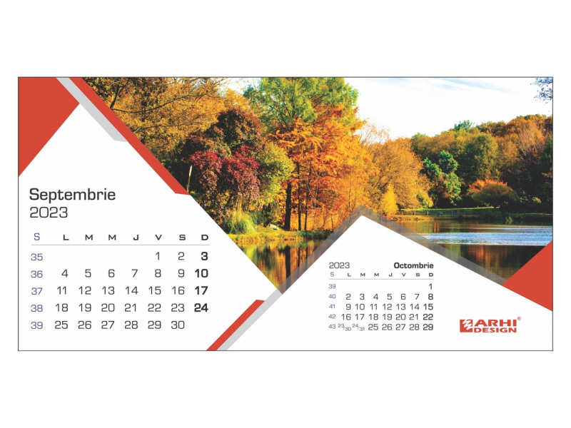 Calendar 2023 de Birou, Peisaje - Fotografie 9