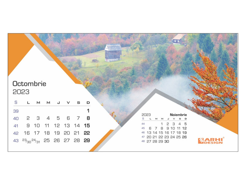 Calendar 2023 de Birou, Peisaje - Fotografie 10