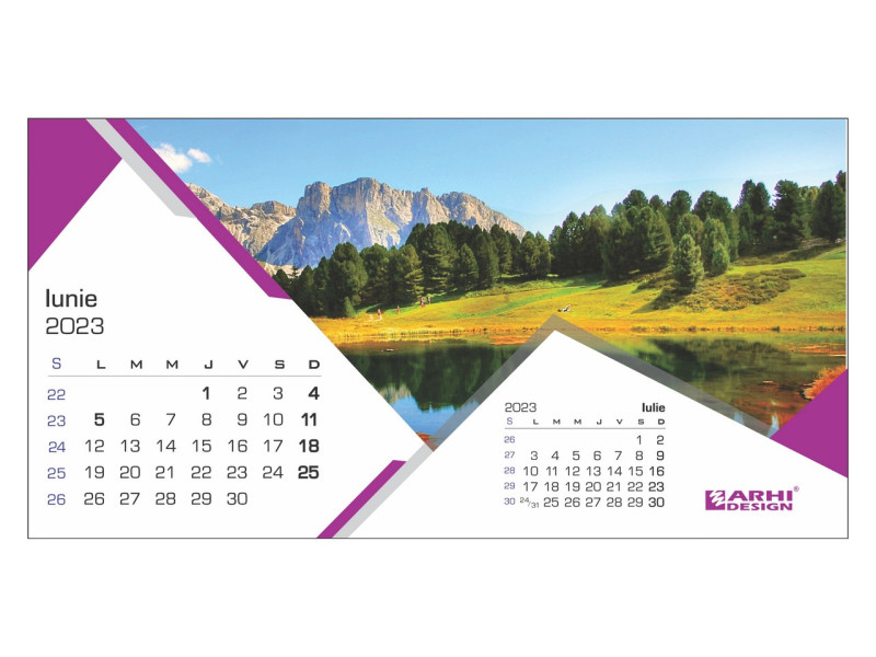 Calendar 2023 de Birou, Peisaje - Fotografie 6
