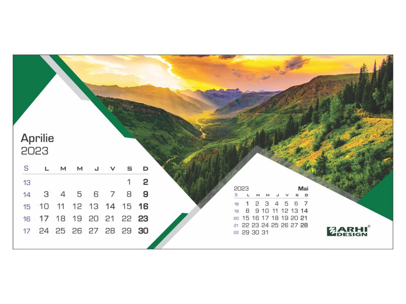 Calendar 2023 de Birou, Peisaje - Fotografie 4