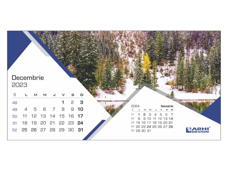 Calendar 2023 de Birou, Peisaje - Fotografie 12