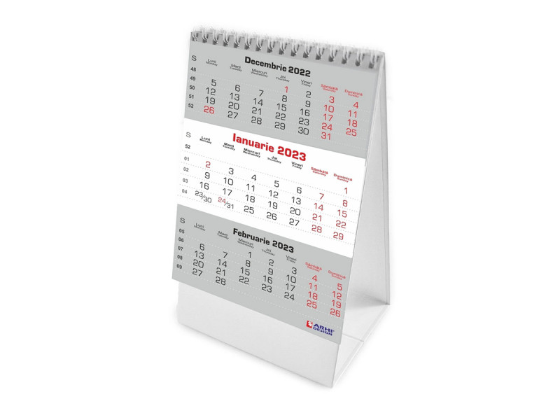 Calendar 2023 de Birou, Triptic de Lux - Fotografie 1